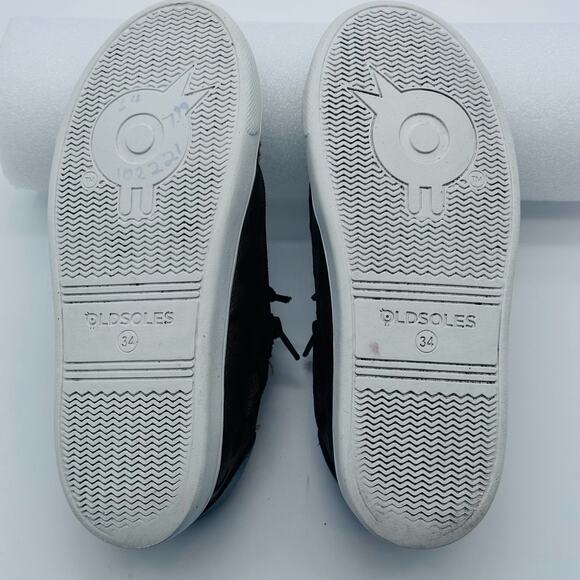 OLD SOLE Leopard Leather animal print GIRLS Kids 3.5 - 34 euro Quality excellent - Picture 8 of 16